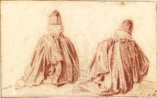 Two Studies of a Magistrate Seen from Behind