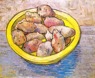 Potatoes in a Yellow Bowl