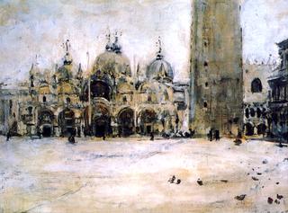 St. Mark's Square in Venice (study)