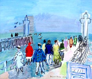 The Jetties of Trouville-Deauville