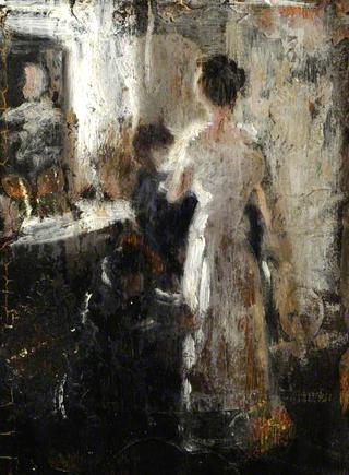 Study of a Lady at a Mirror