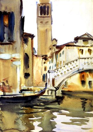 Bridge and Campanile, Venice