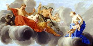 Life of Cupid - Venus Presents Cupid to Jupiter