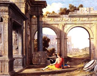 Landscape with the Arch of the Argentieri and the Colosseum