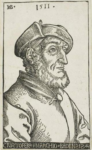 Portrait of Christof I, Margrave of Baden