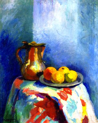 Still Life with Copper Pitcher