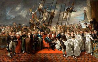 法国国王路易十八抵达加莱