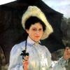 纳德什达·雷皮纳的肖像，艺术家的女儿