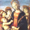 圣母玛利亚，两个天使的孩子，年轻的施洗者圣约翰