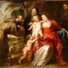与圣弗朗西斯和安妮以及婴儿圣施洗约翰的神圣家庭
