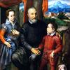 艺术家的家庭肖像：她的父亲阿米卡，妹妹密涅瓦和哥哥阿斯德鲁贝尔