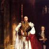 查尔斯·斯图尔特，伦敦德里第六侯爵，在加冕典礼上手持国剑