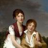 艾米丽-贾斯汀和查尔斯-爱德华·庞图瓦的肖像