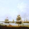 1770年，在朴次茅斯炮火码头的船只