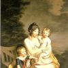 亨利埃特冯海因茨与她的孩子的肖像