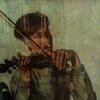 拉小提琴的艺术家的画像