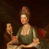 西奥多西娅·霍金斯·马吉尔，克兰威廉伯爵夫人，和她的儿子理查德