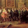 路易十四在卢浮宫接待瑞士联邦代表团