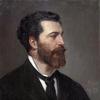 朱利叶斯·冯·布拉斯肖像（1845-1923年，意大利出生的奥地利人）
