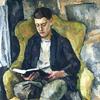 艺术家的儿子米哈伊尔孔恰洛夫斯基坐在扶手椅上的肖像