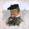 画家阿道夫·冯·贝克尔的肖像
