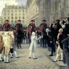 1789年巴黎市政府在维尔酒店接待路易十六