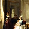 德拉姆巴尔夫人读到玛丽安托瓦内特和她的女儿，玛丽特雷瑟夏洛特