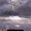德累斯顿城堡塔楼上空的暴风云