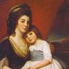 乔治安娜·斯迈思女士和孩子的画像