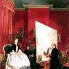 弗里斯在他的画室里画了威尔斯公主亚历山德拉，为《威尔斯的婚姻》