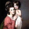 亨丽埃塔·莫里斯夫人和儿子约翰的画像