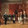 1829 年，梅特涅亲王在维也纳霍夫堡宫接见亚历山大·尼古拉耶维奇大公