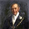 休·塞西尔·洛瑟，第五届隆斯代尔伯爵，戴着怀特海文市长的项链