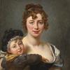 弗朗索瓦西蒙尼尔和她的女儿的画像