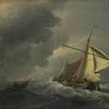 强风中的荷兰船