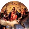 圣母玛利亚与圣塞巴斯蒂安、约翰、弗朗西斯、彼得、凯瑟琳和伊丽莎白一同荣耀