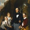 劳伦斯·戴维森和他的三个儿子的肖像