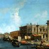 威尼斯，从圣马可巴基诺广场（Bacino di San Marco）俯瞰摩洛河（