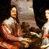 查尔斯一世和亨利埃塔玛丽亚戴着桂冠