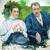 蒂尤梅涅夫与妻子的肖像