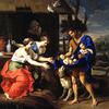 牧羊人浮士多德把罗穆卢斯和雷穆斯带给他的妻子