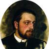 作家弗拉基米尔·格里戈里耶维奇·切尔特科夫的肖像