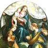 圣劳伦斯祭坛画（中）-圣劳伦斯和圣母子和天使