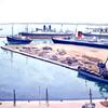 阿尔及尔港的长途轮船
