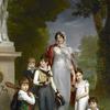 蒙特贝洛公爵夫人及其子女的肖像