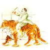 驯兽师和老虎