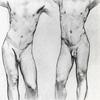 两个男性裸体的躯干