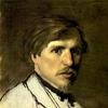 画家伊利亚里昂·普里亚尼什尼科夫的肖像