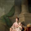 夏洛特王后（1744-1818）和她的两个大儿子