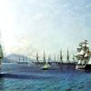 克里米亚战争前西奥多西亚湾的黑海舰队